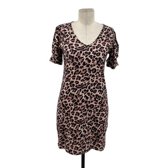 Generation Love Tiffany Classic Leopard Print T-Shirt‎ Mini Dress Size XXS - Picture 2 of 16